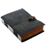 Handmade Leather Journal Wild Horses with Antique Paper and Deckle Edges - Outlet